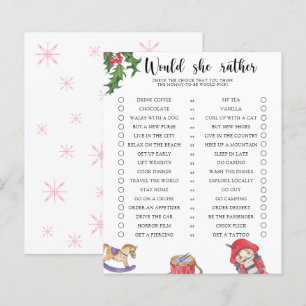 Casse-Noisette - Jeu de Baby Shower 'Préfèrerait-E