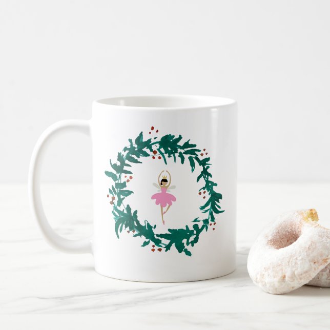 Casse-noisette laissez-le neiger café de Noël Mug (Avec donut)