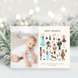 Casse-noisette Vacances de Noël Carte photo