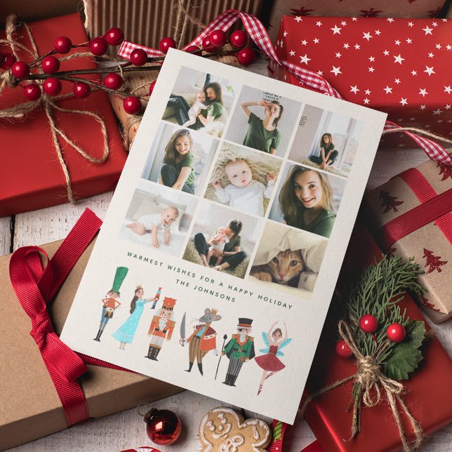 Casse-noisette | Vacances de Noël | Carte photo (Nutcracker traditional classic Christmas Photo greeting card)