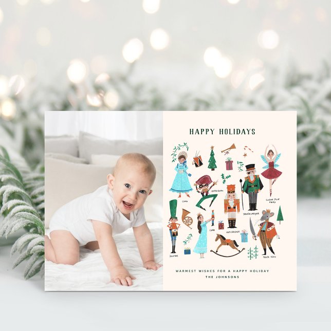 Casse-noisette | Vacances de Noël | Carte photo (Christmas photo holiday greeting card Nutcracker)