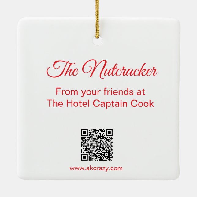 Casse-noix à l'hôtel Captain Cook 2025 ornement (Dos)