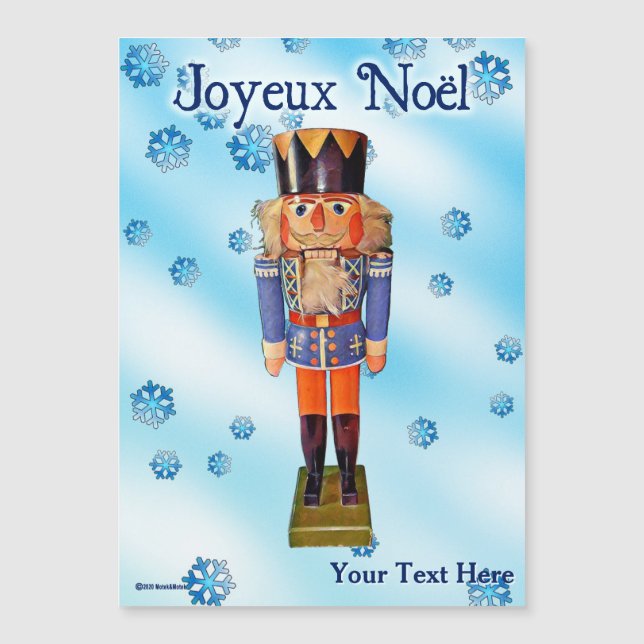 Casse-noix allemand - Joyeux Noël (Devant)