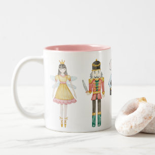 Casse-noix Ballerina Pastel unique Mug de Noël