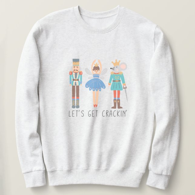 Casse-noix : Cracking Sweatshirt Unisex (Design devant)