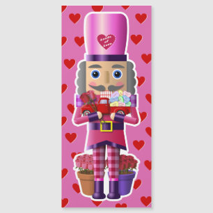 Casse-noix de Saint-Valentin avec petit camion rou