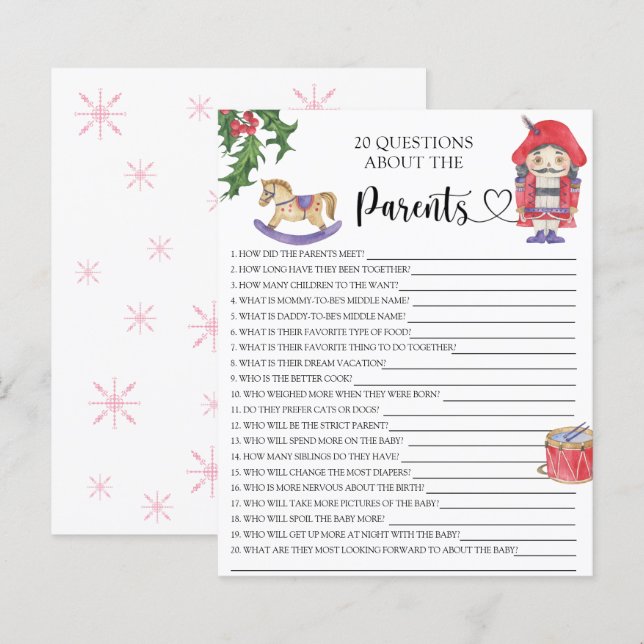 Casse-noix - jeux sur les parents (Devant / Derrière)