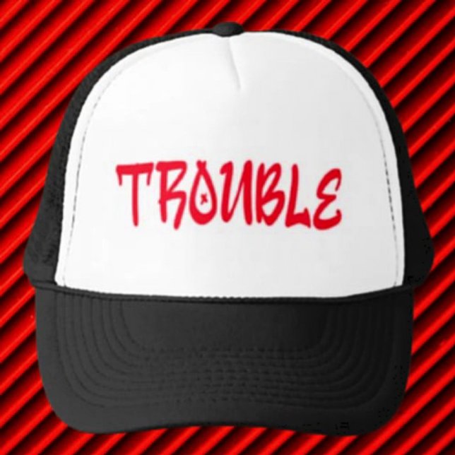 CASSE-TÊTE | Casquette de camionneur graffiti roug (Créateur téléchargé)