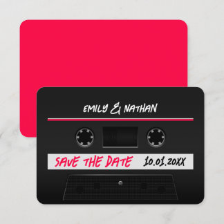 Cassette Mix Bande Cool Rétro Enregistrer La Date