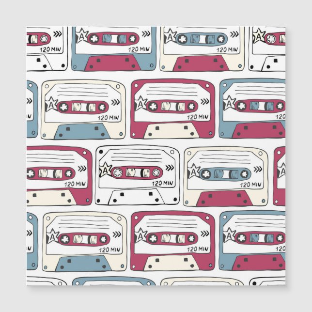 Cassettes de musique rétro : Arrière - plan de roc (Devant)