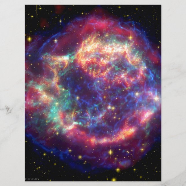 Cassiopée A Supernova ... La mort devient elle (Devant)