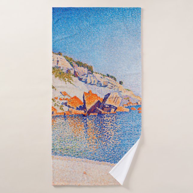 Cassis, Casquette Lombard, Opus 196, Signac (Serviette de bain)