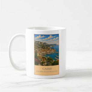Cassis, France – Vintage Travel Mug