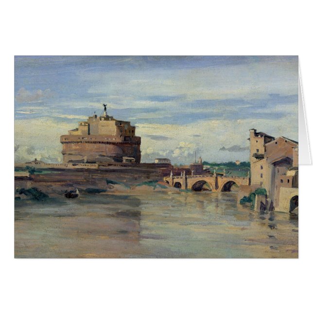 Castel Sant Angelo et la rivière le Tibre, Rome (Devant horizontal)