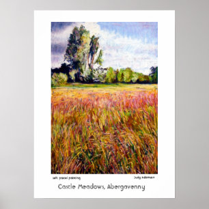 Castle Meadows, Abergavenny Imprimer ou Poster