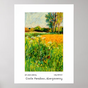 Castle Meadows, Abergavenny Imprimer ou Poster