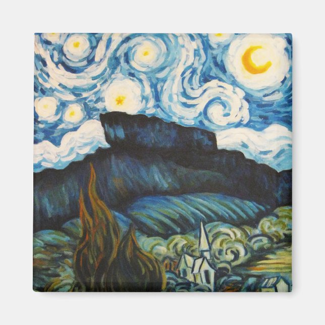 Castle Rock Colorado, Master Impressionist Magnet (Devant)