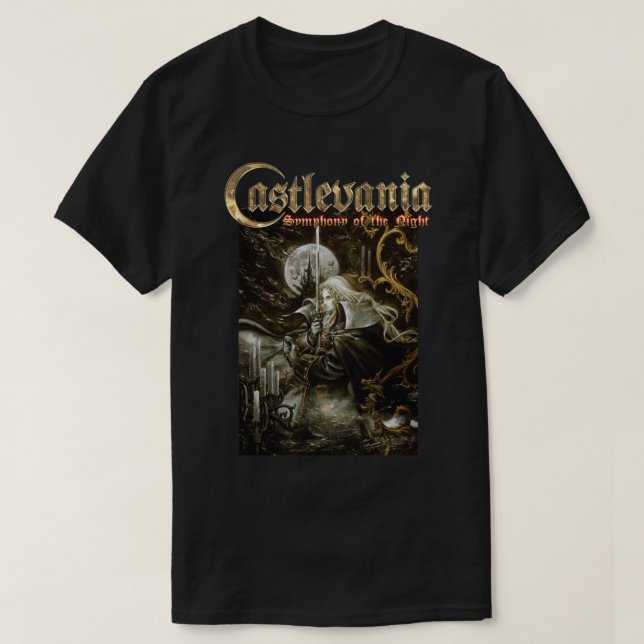 Castlevania - Symphonie de la nuit T-shirt classiq (Design devant)