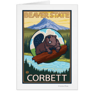 Castor et capot de Mt. - Corbett, Orégon