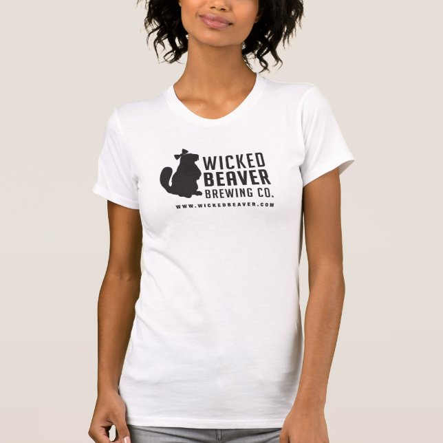 Castor mauvais brassant le T-shirt des femmes de (Devant)