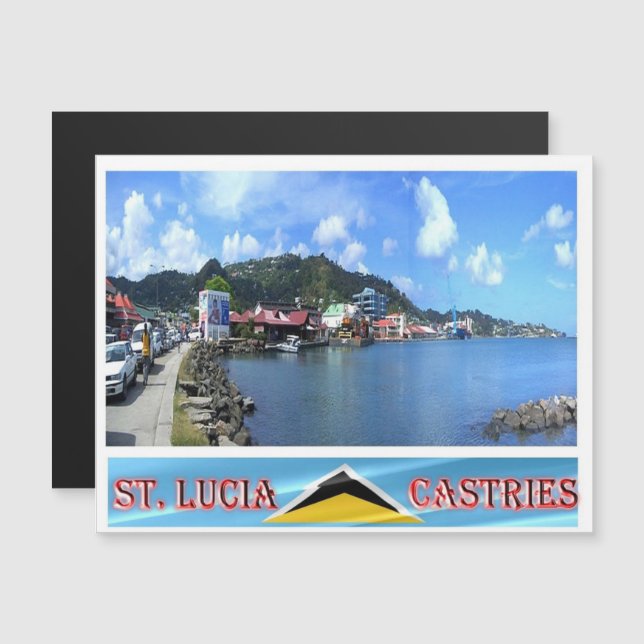 Castries - Sainte-Lucie - Panorama - (Devant / Derrière)