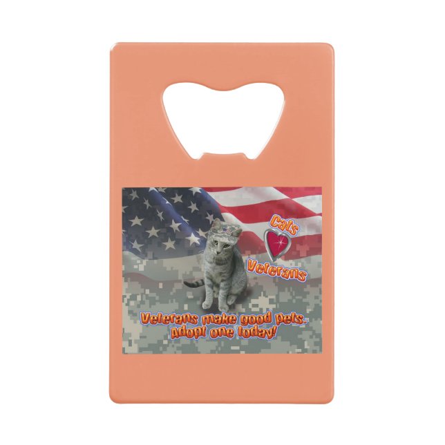 Cat adopte un vétéran pour un ami à vie (Devant)