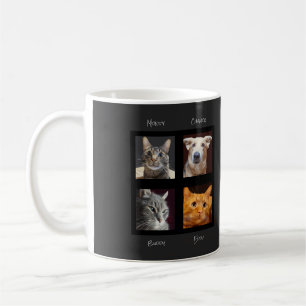 Cat And Dog Cute Pet Collage De Café Mug