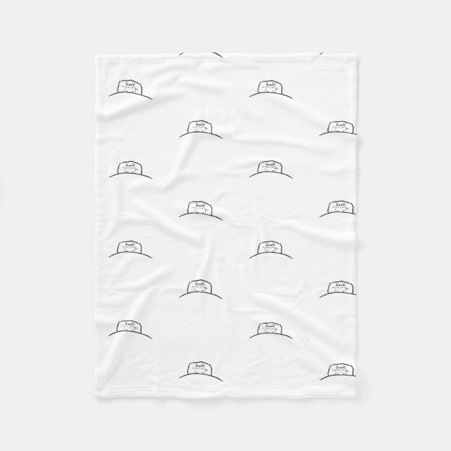 Cat Blanket, mignonne couverture de chat en polair (Devant)