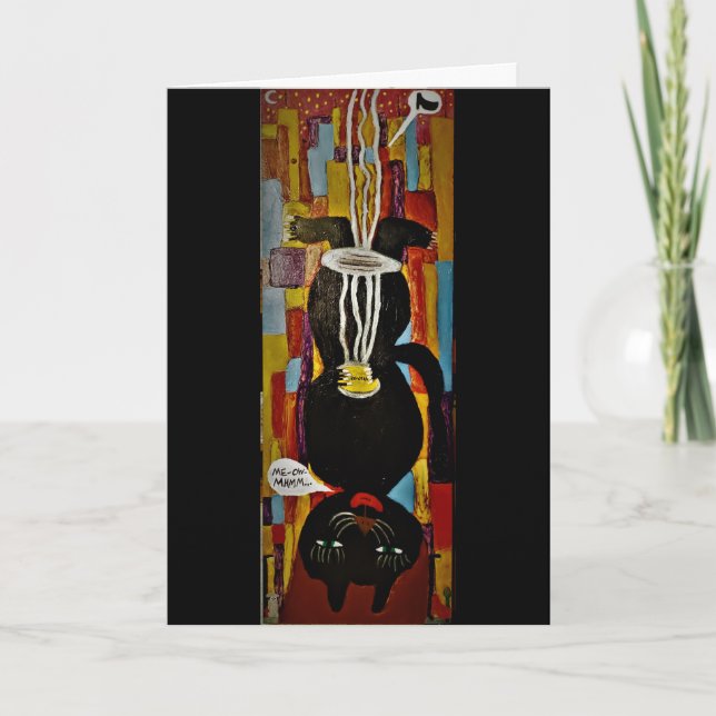 "Cat Cossette the Destroyer" Carte d'anniversaire (Devant)