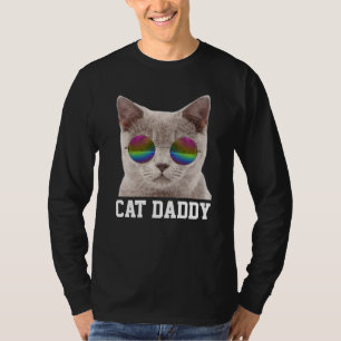 CAT DAD DADDY FÊTE DES PÈRES MENS T-SHIRTS