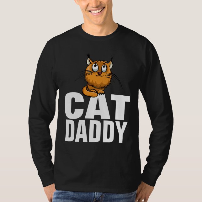 CAT DAD DADDY GINGER T-SHIRTS TEE - SHIRTS (Devant)