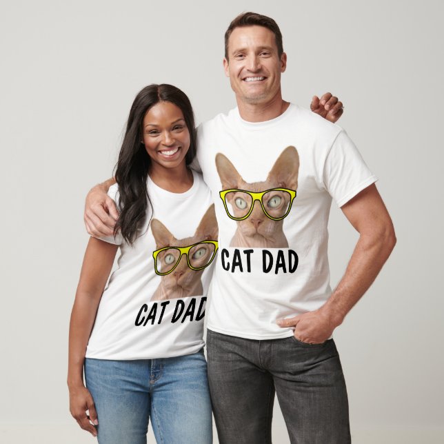 CAT DAD SPHYNX t-shirts drôles (Unisexe)