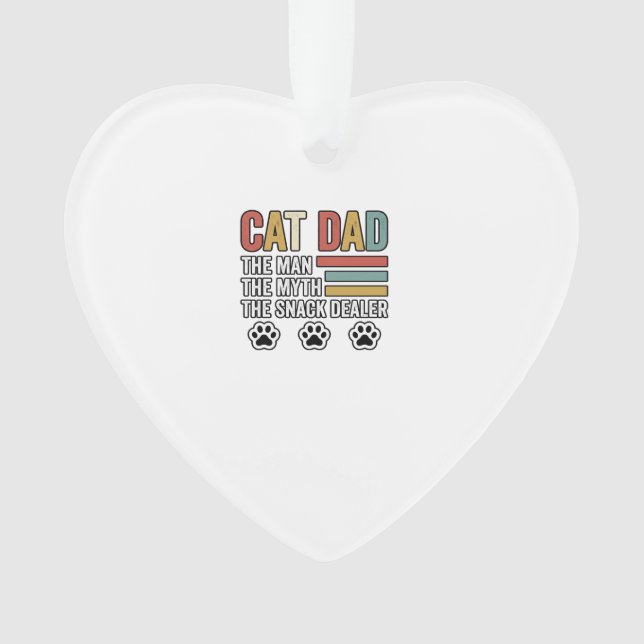 Cat Dad Vintage Funny Snack Dealer Shirt Design_1 (devant)