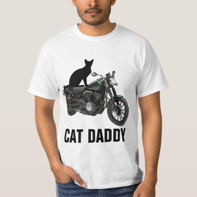 CAT DADDY BIKER T-Shirt (Devant)