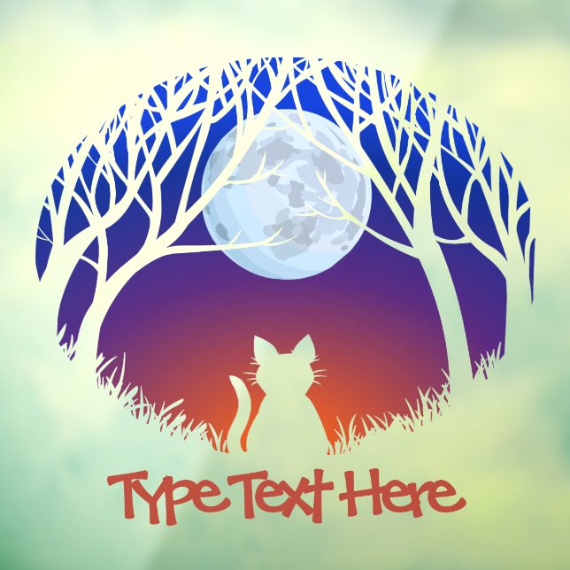 Cat Decal Personnaliser les décalques de fenêtre A (Feuille 3)