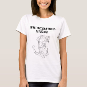 Cat Design T-Shirt Life est parfait avec un chat