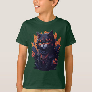 Cat Design T-shirt pour enfant.