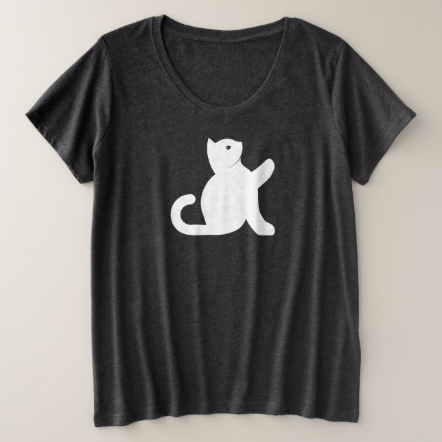 Cat dit bonjour (Design devant)