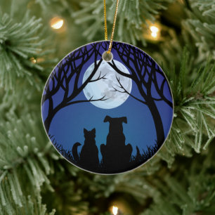 Cat & Dog Ornament Meilleurs Amis Ornements Person