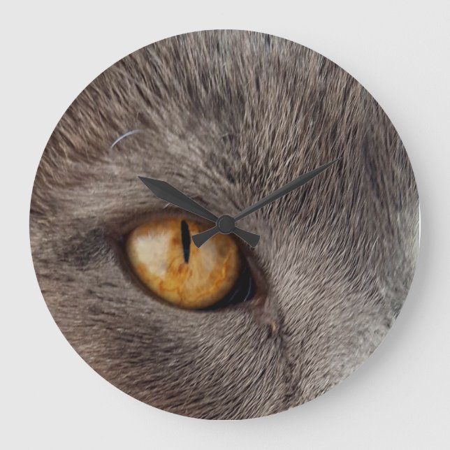 Cat Face Mur Horloge (Recto)