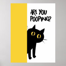 Cat | Funny & decorative Poster 