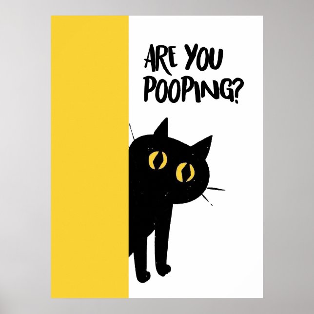 Cat | Funny & decorative Poster  (Devant)