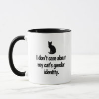 "Cat Gender Identity" 11oz Bigot Mug