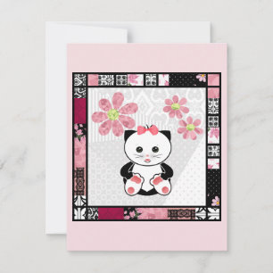 Cat kitten illustration enfants imprimé enfant