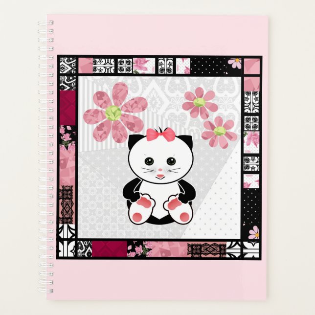 Cat kitten illustration enfants imprimé enfant (Devant)