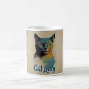 Cat Lady Café Mug