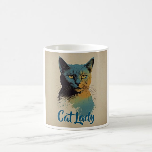 Cat Lady Café Mug (Centre)