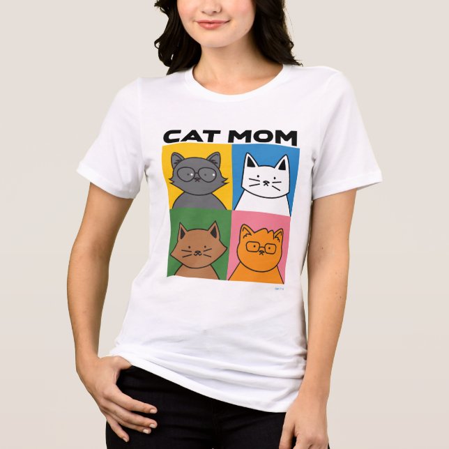 CAT LADY, CAT MOM T-SHIRTS (Recto)
