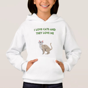 Cat lovers hoodie