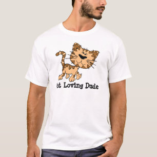 Cat Loving Dude, T-shirt pour les gars
